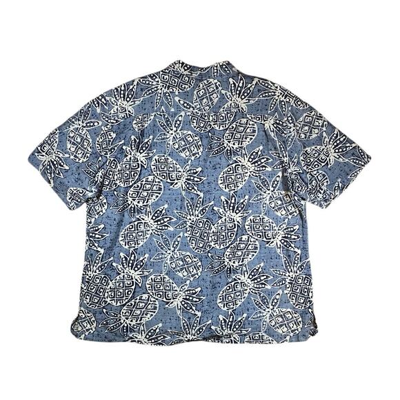 Batik Bay Island Floral Silk Button Shirt - 2XL - Picture 4 of 4